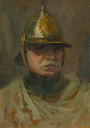 Self portrait by Ludovit Cordak Oil Painting