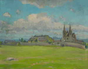 Spisska Kapitula by Ludovit Cordak Oil Painting