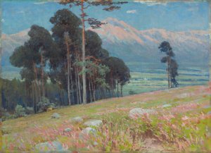 Summer snow in the Tatras by Ludovit Cordak Oil Painting