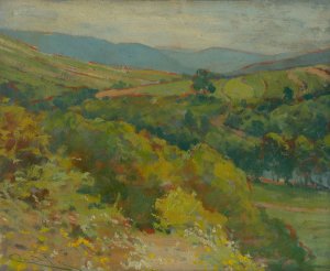 The Hornad Valley by tahanovce by Ludovit Cordak Oil Painting