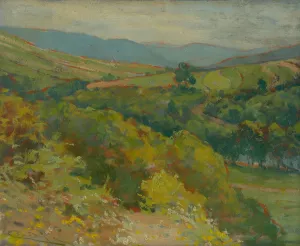 The Hornad Valley by tahanovce by Ludovit Cordak Oil Painting