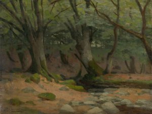 Trees by Ludovit Cordak Oil Painting