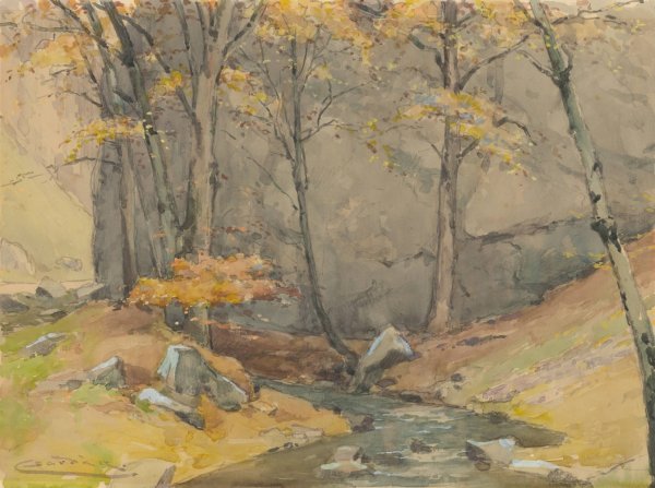 Main Product Photo of Twilight in the Zadiel Valley  Painting by Ludovit Cordak