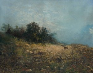 In a Glade by Ludovit Pitthordt Oil Painting
