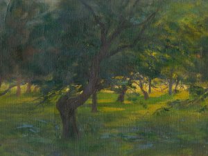 Landscape Oil painting by Ludovit Pitthordt