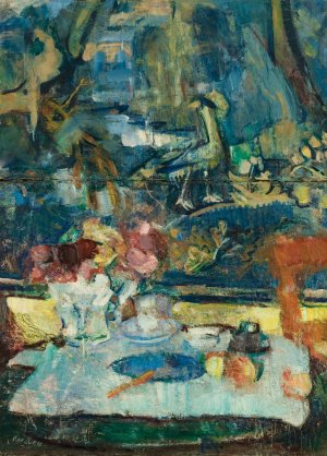 Gobelin by Ludvig Karsten Oil Painting