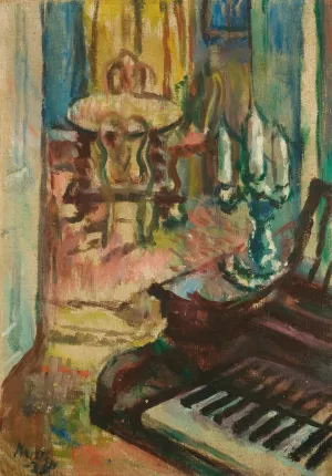 Interior by Ludvig Karsten Oil Painting