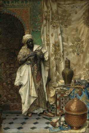 The Inspection by Ludwig Deutsch Oil Painting