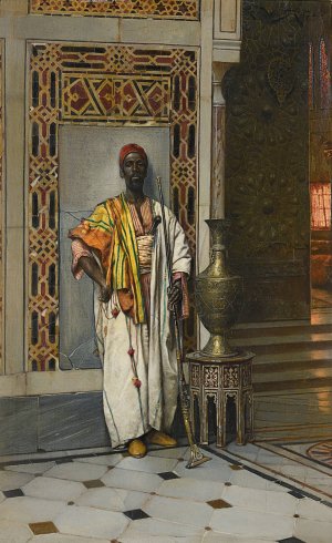 The Sentinel by Ludwig Deutsch Oil Painting
