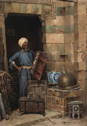 The Woodworker by Ludwig Deutsch Oil Painting