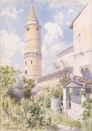 Caorle by Ludwig Hans Fischer Oil Painting