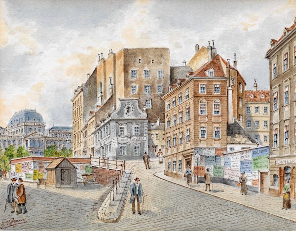 Main Product Photo of Molkerbastei Painting by Ludwig Hofbauer