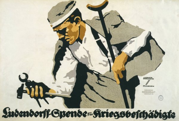 Main Product Photo of Ludendorff-Spende fur Kriegsbeschadigte  Painting by Ludwig Hohlwein