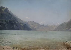 Am Brienzer See by Ludwig Knaus Oil Painting