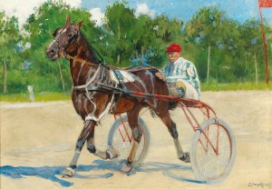 Little Snip by Ludwig Koch Oil Painting