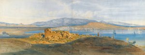 The Harbour Of Piraeus by Ludwig Lange Oil Painting