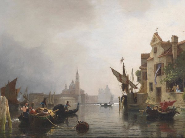 Main Product Photo of Venezianisches Capriccio Painting by Ludwig Meixner