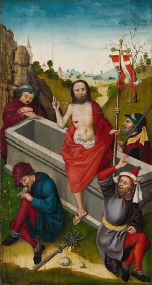 The Resurrection by Ludwig Schongauer Oil Painting