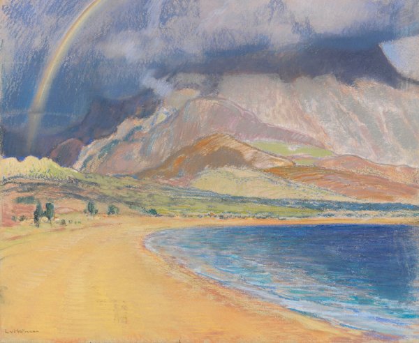 Main Product Photo of Bucht von Messene  Painting by Ludwig Von Hofmann