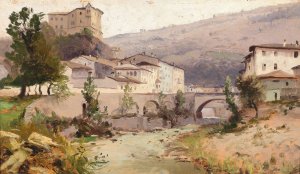 Aus Sudtirol by Ludwig Willroider Oil Painting