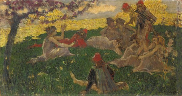 Main Product Photo of Motivo Medioevale  Painting by Luigi Conconi