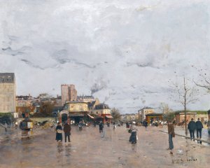 La Porte De Chatillon, Paris by Luigi Loir Oil Painting