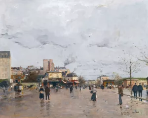 La Porte De Chatillon, Paris by Luigi Loir Oil Painting