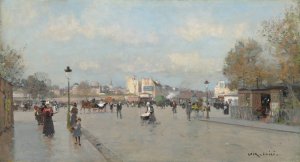 Sur le boulevard Berthier, Paris by Luigi Loir Oil Painting