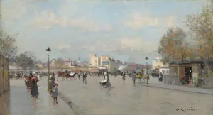 Sur le boulevard Berthier, Paris by Luigi Loir Oil Painting