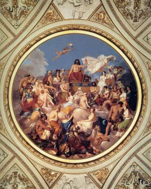 Olympus by Luigi Sabatelli Oil Painting