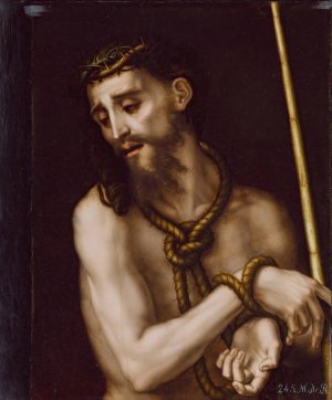 Ecce Homo by Luis De Morales Oil Painting