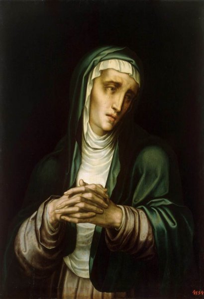 Mater Dolorosa by Luis De Morales - Hand-Painted Oil Painting Reproduction