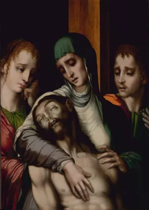 The Lamentation by Luis De Morales Oil Painting