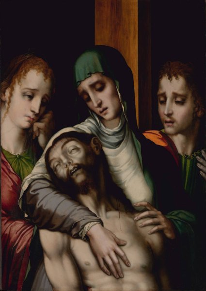 The Lamentation  by Luis De Morales - Hand-Painted Oil Painting Reproduction