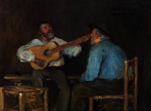 Hombres Tocando la Guitarra