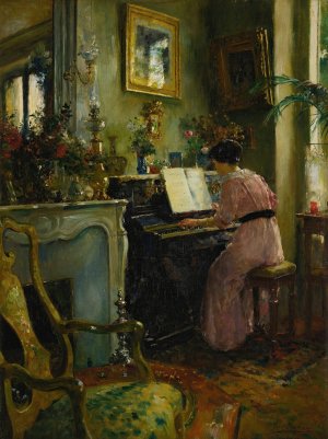 A Quiet Afternoon by Luis Jimenez Aranda Oil Painting