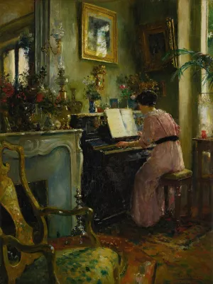 A Quiet Afternoon by Luis Jimenez Aranda Oil Painting