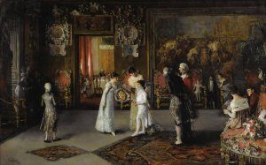 The Presentation by Luis Jimenez Aranda Oil Painting