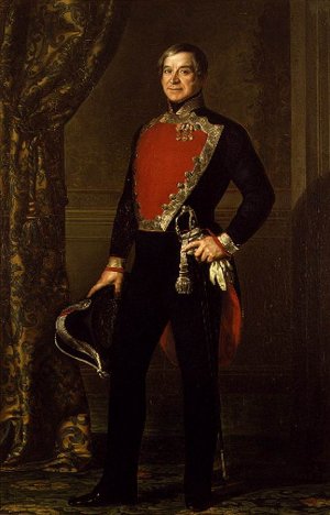 Portrait of Don Francisco Ignacio de Monserrat by Luis Lopez y Piquer Oil Painting
