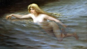A Sea Nymph by Luis Ricardo Falero Oil Painting