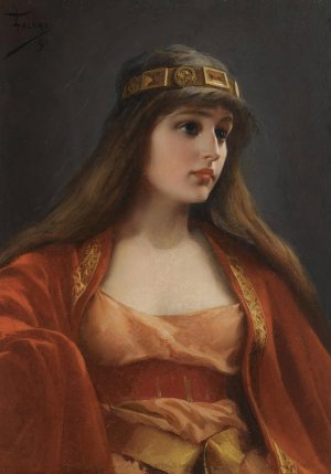 Bedouin girl by Luis Ricardo Falero Oil Painting