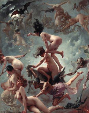 Faust's Vision by Luis Ricardo Falero Oil Painting
