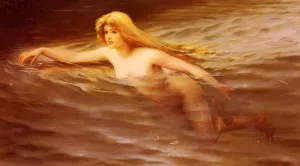 Nymphe by Luis Ricardo Falero - Oil Painting Reproduction