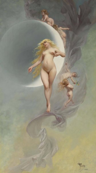 Main Product Photo of The Planet Venus  Painting by Luis Ricardo Falero
