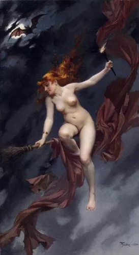 The Witches Sabbath Oil painting by Luis Ricardo Falero