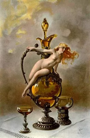 Wine of Tokai painting by Luis Ricardo Falero