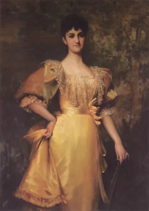 Mrs Pantia Ralli Oil painting by Luke Fildes