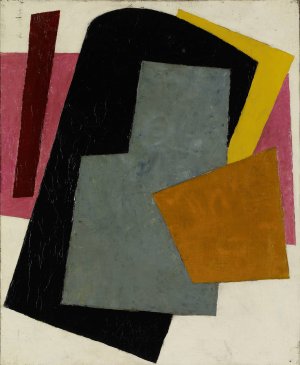 Untitled Compositions by Lyubov Popova Oil Painting