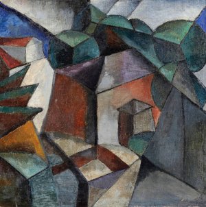 Untitled by Lyubov Popova Oil Painting