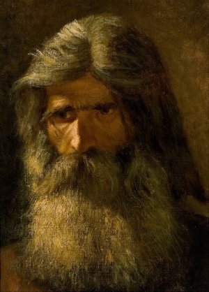 Portrait Of A Bearded Man by Mårten Eskil Winge Oil Painting